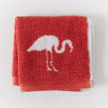 Toalla de Jacquard Flamingo Jacquard de alta calidad establece HTS-014